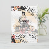 Mode girly kaart (Staand voorkant)