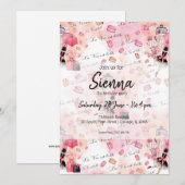 Mode girly kaart (Voorkant / Achterkant)