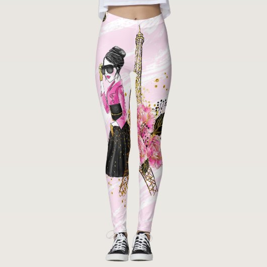Mode girly leggings (Voorkant)