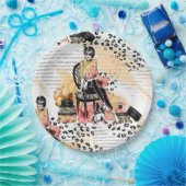 Mode girly papieren bordje (Feest)