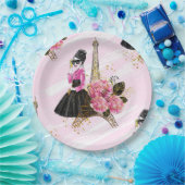 Mode girly papieren bordje (Feest)