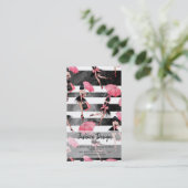 Mode girly visitekaartje (Staand voorkant)