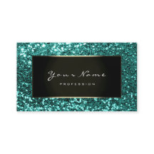 Mode Glitter Stylist Blogger Aqua Black Mint