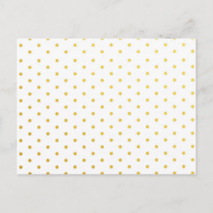 Mode goudpolka-punten briefkaart