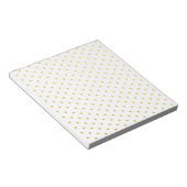 Mode goudpolka-punten notitieblok (Schuin)
