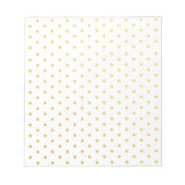 Mode goudpolka-punten notitieblok (Voorkant)