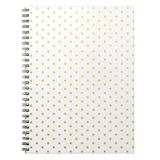 Mode goudpolka-punten notitieboek (Voorkant)