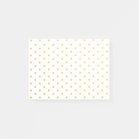 Mode goudpolka-punten post-it® notes (Voorkant)