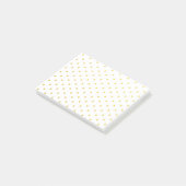 Mode goudpolka-punten post-it® notes (Schuin)