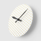 Mode goudpolka-punten ronde klok (Hoek)