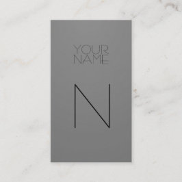 Mode grijs visitekaartje