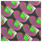 Mode groene stippen stof (Swatch)