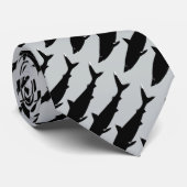 mode haaienpatroon stropdas (Opgerold)