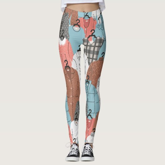 Mode Hangers: damesgarderobe. Leggings (Voorkant)