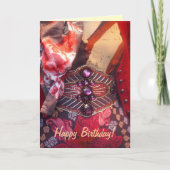 Mode Happy Birthday Card Kaart (Voorkant)