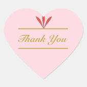 Mode Hartelijk dank Sticker (Voorkant)