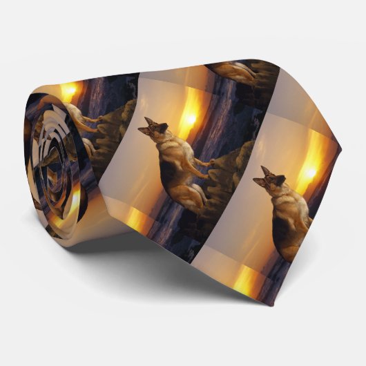 Mode herdershonden stropdas (Opgerold)