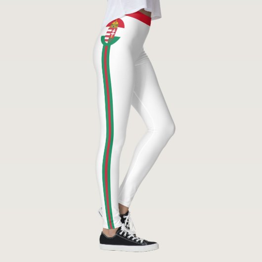 Mode Hongarije en Hongaarse vlag Leggings (Rechts)