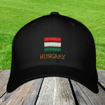 Mode Hongarije en Hongaarse vlag / Patriotten Geborduurde Pet<br><div class="desc">Ingeborduurde Petten: honkbal/vrachtwagenhoeden van de Hongaarse vlag voor Hongaarse patriotten - houd van mijn land,  reizen,  vakantie/sportfans</div>