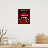 Mode House Designer Mode Show rood Poster (Keuken)