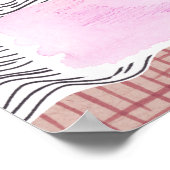 Mode illustratie Art Poster (Hoek)