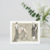 Mode Illustratie Briefkaart (Staand voorkant)