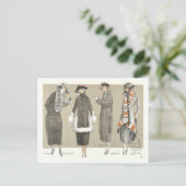 Mode Illustratie Briefkaart (Staand voorkant)