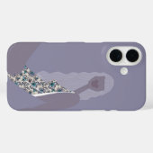 Mode-illustratie Chic Vrouw Paars Moderne Kunst Case-Mate iPhone Case (Achterkant (horizontaal))