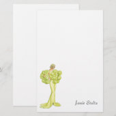  Mode Illustratie Grote Gatsby Briefpapier (Voorkant / Achterkant)