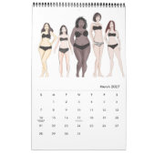 Mode illustratie kalender (Mar 2027)