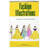 Mode illustratie kalender (Hoes)