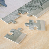  Mode Illustratie Lady Botanisch Pet Legpuzzel (Zijkant)