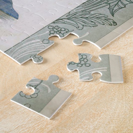  Mode Illustratie Lady Botanisch Pet Legpuzzel (Zijkant)