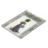  Mode Illustratie Lady Botanisch Pet Notitieboek (Linkerzijde)