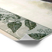  Mode Illustratie Lady Botanisch Pet Poster (Hoek)