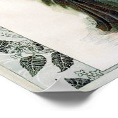 Mode Illustratie Lady Bouffant Pet Poster (Hoek)