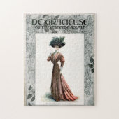  Mode Illustratie Lady Feather Pet Legpuzzel (Verticaal)