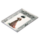  Mode Illustratie Lady Feather Pet Notitieboek (Linkerzijde)