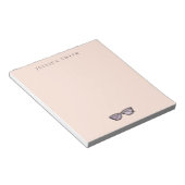 Mode Illustratie met zonnebril Notitieblok (Schuin)