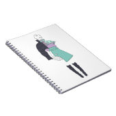 Mode illustratie notitieboek (Rechterzijde)