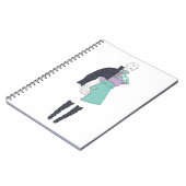 Mode illustratie notitieboek (Linkerzijde)