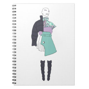 Mode illustratie notitieboek