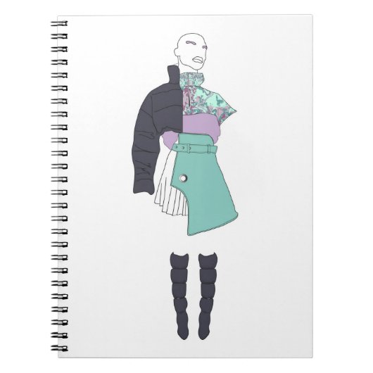 Mode illustratie notitieboek (Voorkant)