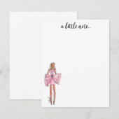 Mode illustratie notitiekaarten notitiekaartje (Voorkant / Achterkant)