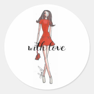mode illustratie stickers