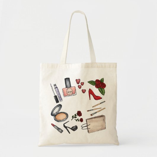 Mode-illustratie tote bag (Voorkant)