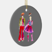 Mode illustratie waterverf boho keramisch ornament (Rechts)