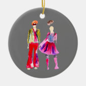 Mode illustratie waterverf boho keramisch ornament (Voorkant)