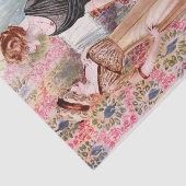  Mode Illustratie zwart en perspad Tissuepapier (Detail)