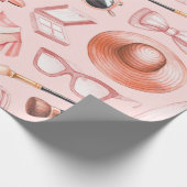 Mode illustraties. Naadloos patroon Cadeaupapier (Hoek)